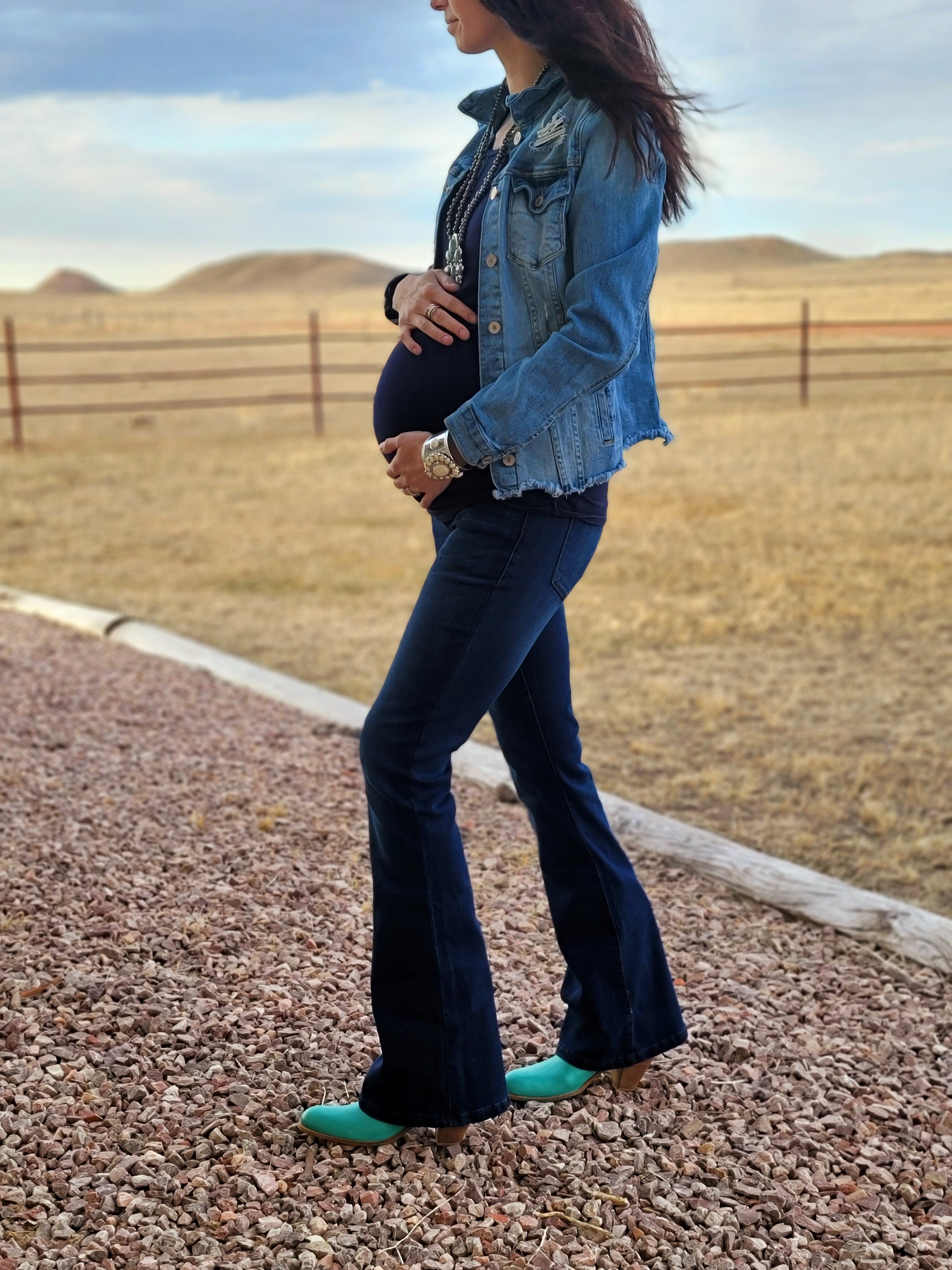 Maternity Flare Jeans